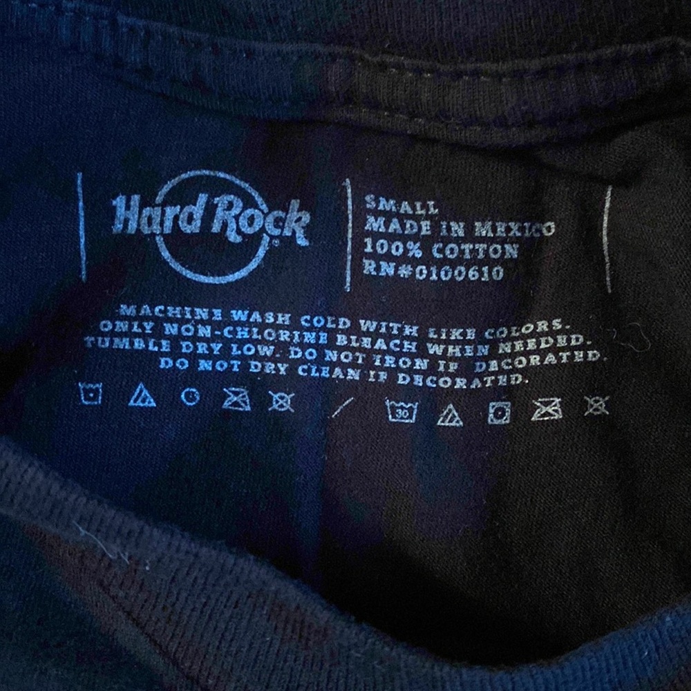 Hard Rock brand, black tshirt “ Mall of America “, size S - Picture 3 of 4